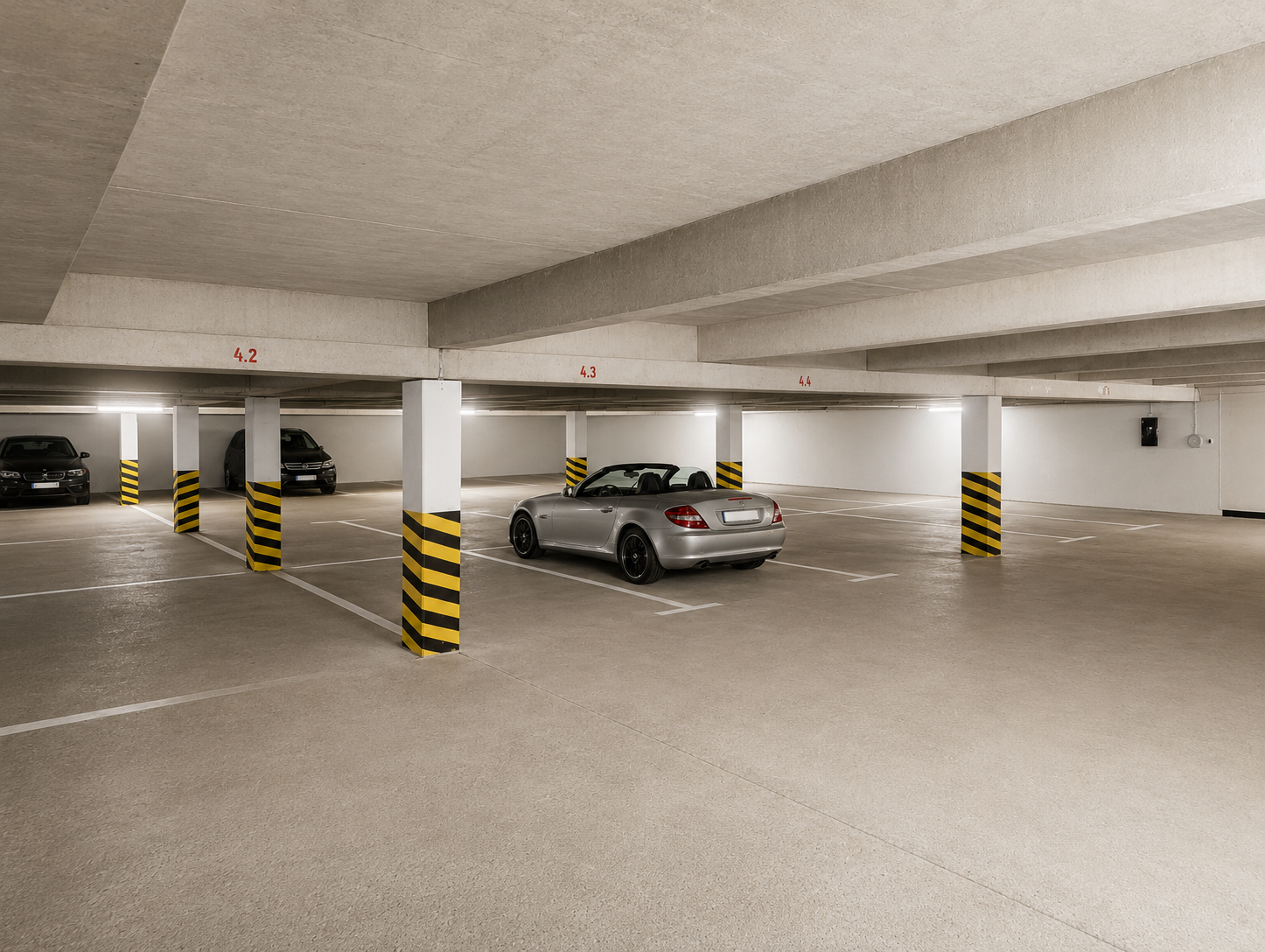 PKW in der Tiefgarage Kiel